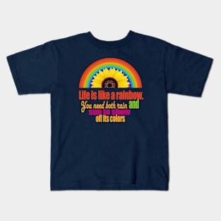 spectrum colors quotes Kids T-Shirt